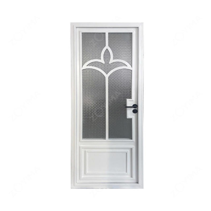 ZYM-W179 Dauerhafte weiße Schmiedeeisentüren