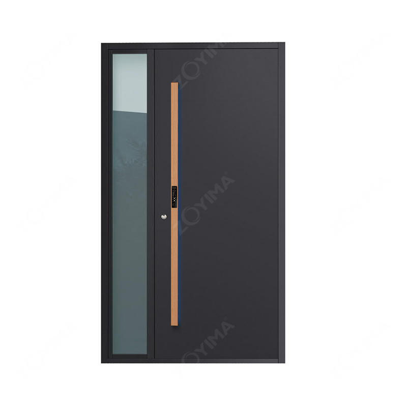 ZYM-P613 Hochwertige schmiedeeiserne Einzeltüren der Eigenmarke